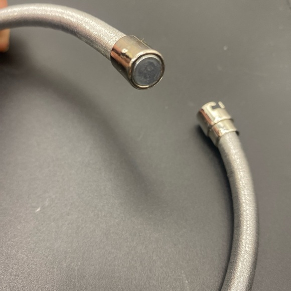 Choker Fashion Necklace with Crystal Faceted Beads - Picture 5 of 7